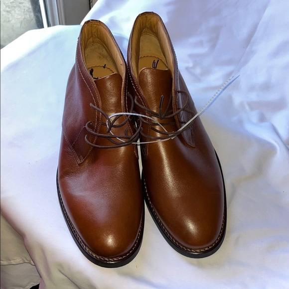 Flag Ltd Elegant Brown Leather Chukka Boots for Men main image 3